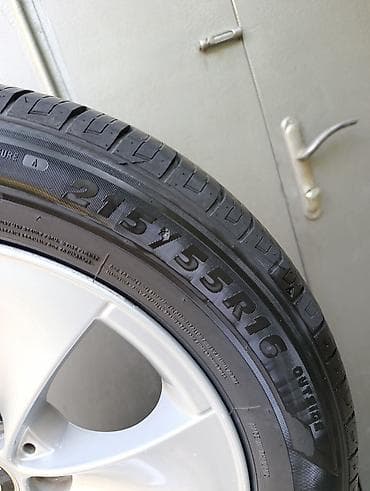 bmw e60 m: 215/55 R16. 🇧🇪 Style 155. Original tam komplekt. BMW E90-dan — 9