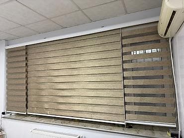 Məhsul: Zebra/jaluzi pərdə dəsti Təsvir: - İkili qatlı “zebra”