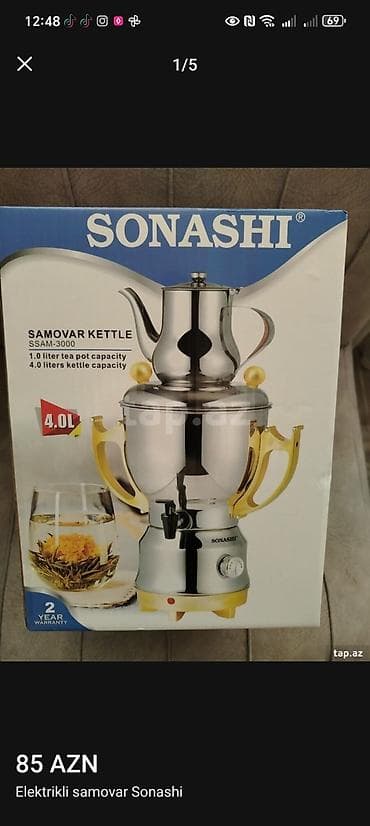 mis samovar: Elektrik Samovar, 4 l — 1