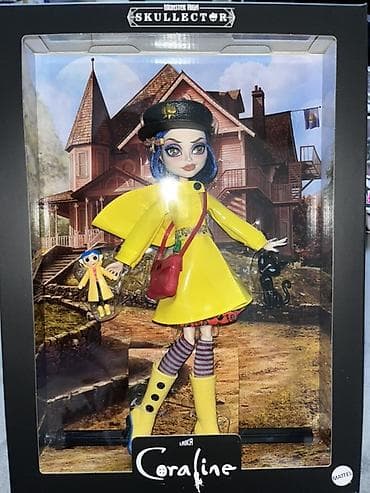 panda oyuncaq: Monster High Skullector x LAIKA Coraline kolleksiya kuklası Куклы — 3