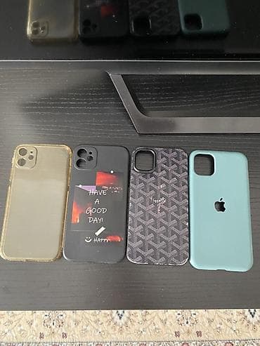IPhone 11 üçün 4 ədəd telefon qabı seti - Uyğunluq: iPhone 11 (ikili — 1