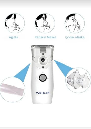 Tibbi avadanlıq: Wohler Mesh Nebulizator – portativ, səssiz və rahat istifadəli — 10