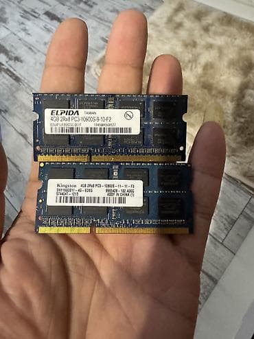 usaq komputeri: Ram 4+4 8 gb dd3 — 1
