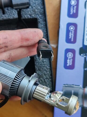 masin ucun led isiqlar: Lupalı Led H7 blijniy cüt Təptəzə, cəriməsi yoxdu, işıq effekti çox — 8