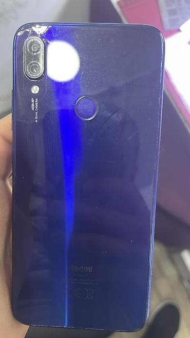 mi 8 ikinci el: Redmi Note 7, 128 GB, rəng - Mavi, Barmaq izi — 5