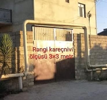 Metalkapı və darvaza dəsti - Darvaza: ölçü 3×3 metr. Üst hissədə — 2