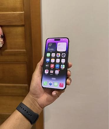 iphone wp: IPhone 14 Pro, 256 GB, Deep Purple, Zəmanət, Simsiz şarj, Face ID — 2