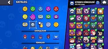 cins dest: Brawl Stars hesabı – yüksək səviyyəli oyun profili - Kupa yolu: 44 — 6