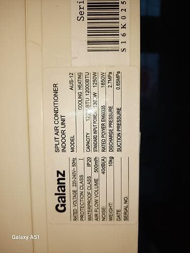 iphone 14 satis: Kondisioner Galanz, İşlənmiş, 40-45 kv. m, Split sistem, Pulsuz quraşdırılma — 3