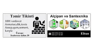 Tikinti və təmir üçün materiallar – geniş çeşid ünvan Bakı SEABRİZ — 7