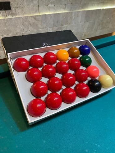 купить стол для бильярда: Bilardo stol dəsti – tam komplekt - Peşəkar ölçülü bilardo stolu — 8