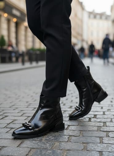 Tuflilər: Ölçü: 37, rəng - Qara, İşlənmiş — 1