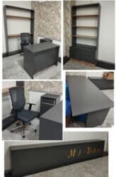 ofis masası 2. el: ✔️600 man(Baksovet). Ofis mebeli. Kreslo daxil. Təcili satılır. İnsta — 1