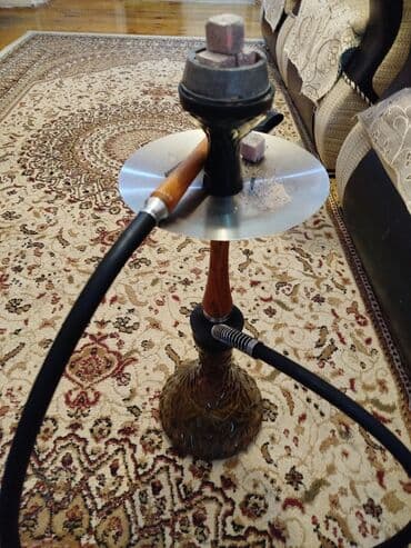 хеликс оригинал в кыргызстане: Nargilə dəsti - Klassik dizaynlı şüşə kolba: qalın, naxışlı və sabit — 2