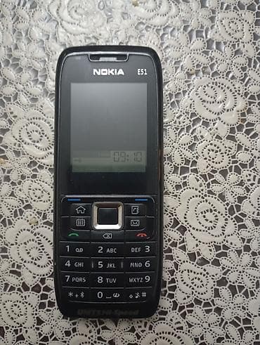 philips xenium x501: Nokia E51, rəng - Qara, Düyməli — 1