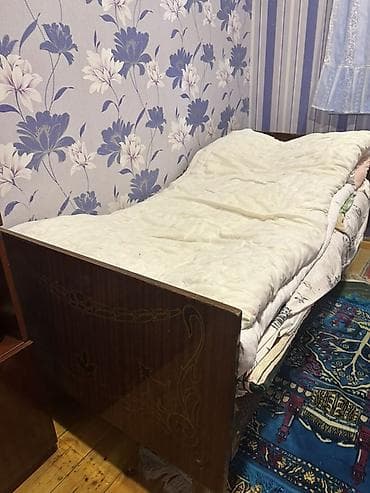 Təknəfərlik çarpayı, Matras ilə, Siyirməsiz