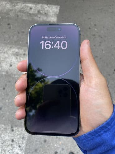 Apple iPhone: IPhone 14 Pro, 128 GB, Deep Purple, Zəmanət