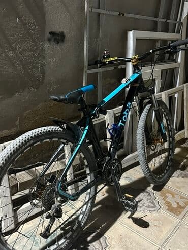 9 cu sinif riyaziyyat e derslik: Toba dağ velosipedi - Geniş, yüngül alüminium çərçivə, mat qara və — 2