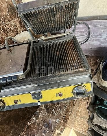 Оборудование для ресторанов, кафе: REMTA elektrik kontakt qril/panini aparatı - İki qapaqlı, geniş — 2