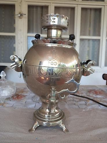 mis samovar: Sovet istehsalı elektrik samovarı – “Moskva-80” (1979) - Material — 2
