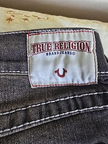 kişi cinsləri: True Religion geniş kəsimli jeans şalvar - Brend: True Religion Brand — 4