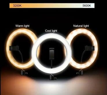 Digər foto və video aksesuarları: Dairəvi işıq Ring led ENDİRİM! Məhsul yenidir tripodla birlikdə cəmi — 4