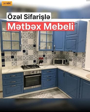 dekor ref: Özəl sifarişlə mətbəx mebeli — fərdi ölçü və planlamaya uyğun — 1