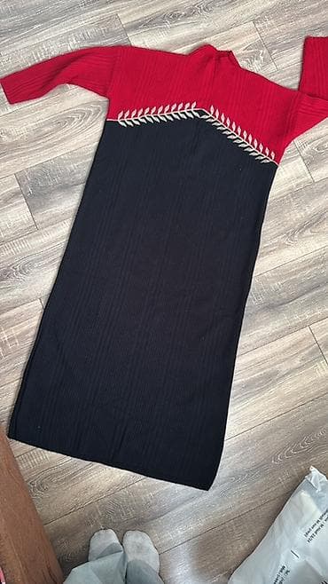 Qadın geyimi – trikotaj paltar (KEMER ÜSTÜNDE HEDİYESİ VAR) - Model