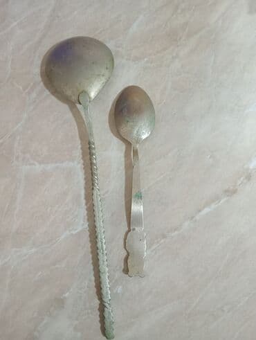 taxta qasiq: 2 ədəd metal qaşıq dəsti - 1 ədəd uzun desert/kokteyl qaşığı: spiral — 1