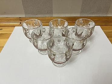 qab qawiq: Fincanlar, Şüşə, 6 ədədli dəst — 3