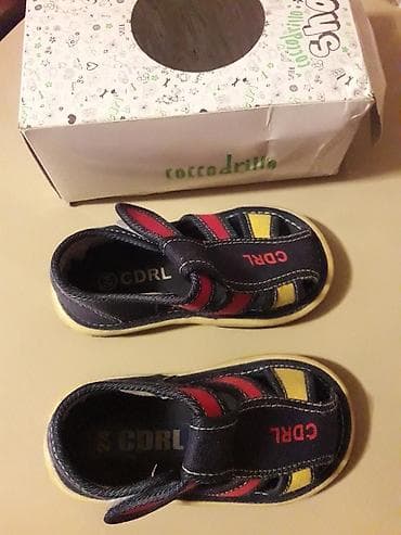 Детская обувь: Цвет - Синий Босоножки, Размер: 24, Для мальчиков — 1