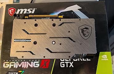 keys kompyuter: Videokart MSI GeForce GTX 1660 Ti, 6 GB, İşlənmiş — 4
