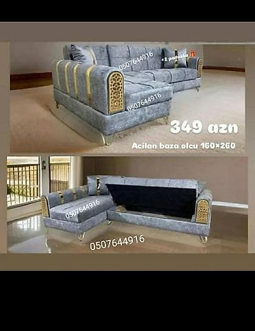 gənc dəsti: Künc divan, Yeni, Açılan, Bazalı, Parça, Şəhərdaxili pulsuz çatdırılma — 7