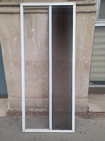 Alüminium çərçivəli sürüşdürmə tipli şüşə-kaset panel - Material: ağ — 1