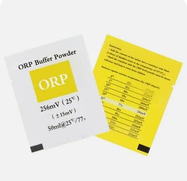 distille su: ORP korreksiyası bufer pudrası. ● Tərkibi: ORP Kalibrləmə Pudrası — 1