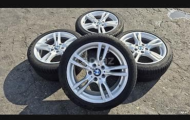 bmw e60 m: BMW orijinal yüngül lehimli disklər və təkər komplekti f10 -nun — 3