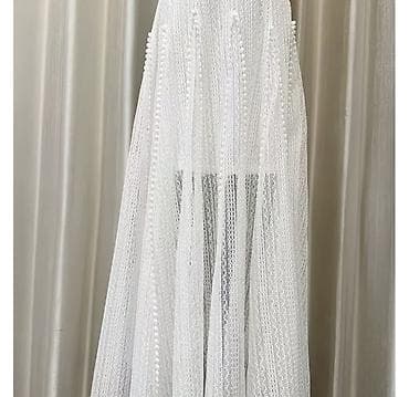 ağ don modelləri: Ağ rəngli zərif uzun paltar - Model: qol­suz, yuxarı hissəsi bədənə — 4