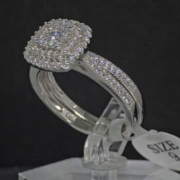 Nişan, Üzük, Ağ qızıl, Brilyant