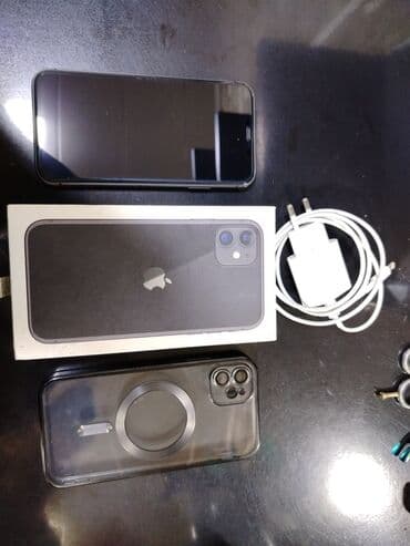 iphone turkiye: IPhone 11, 64 GB, Qara, Face ID — 1