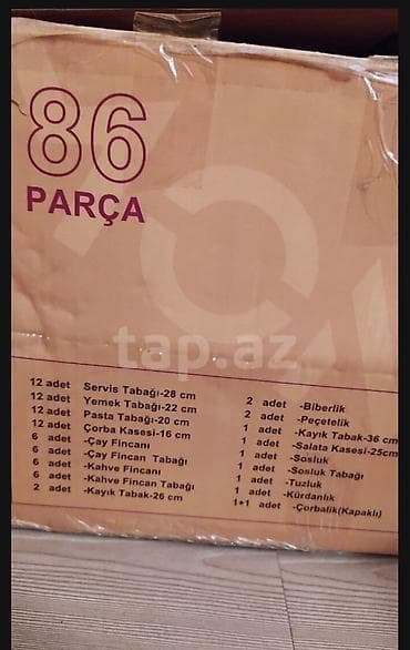 nahar servisi: Boşqablar — 2