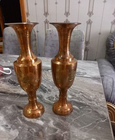 çaşka dəsti: Vaza dəsti, Mis — 4