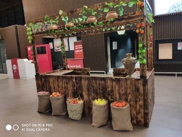 çex qabları: Dekor üçün. bağ və ya restorana çox gözəl oyma əl işi — 6