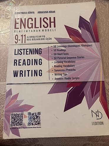 Məhsul: “English – Yeni İmtahan Modeli (9–11)” hazırlıq dərsliyi