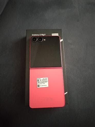 lil solid dual: Samsung Galaxy Z Flip7, 256 GB, rəng - Qırmızı — 5