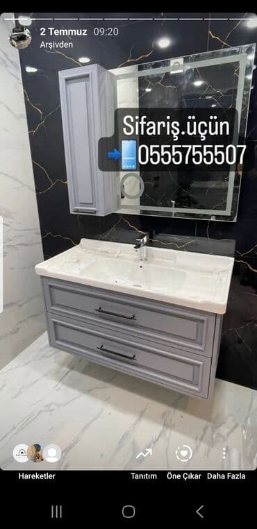 Duş kabinaları, arakəsmələr: Moydadir və dolabların istehsalı və anbar qiymətinə satışı Material — 4