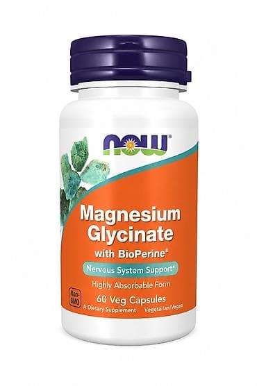 NOW Magnesium Glycinate with BioPerine – sinir sistemi və əzələlər lalafo.az -da NOW Magnesium Glycinate with BioPerine – sinir sistemi və əzələlər