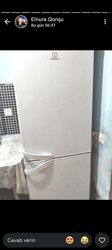 ikinci el kandisanerler: İşlənmiş 2 qapılı Indesit Soyuducu Satılır, rəng - Ağ — 2