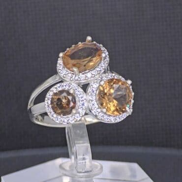 tek qaş uzuklər: Üzük, Gümüş — 5