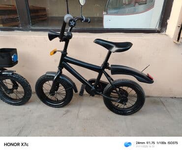 Boşqablar: Uşaqlar üçün velosipedlər - Rəng: tam qara - Ölçülər: müxtəlif uşaq — 7