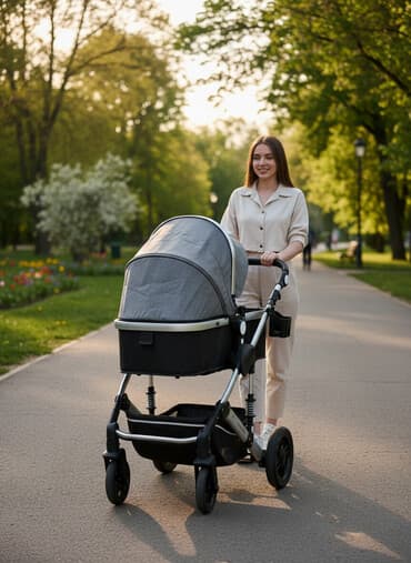 beşik oyuncağı: Çıxarıla bilən beşikli araba — 1